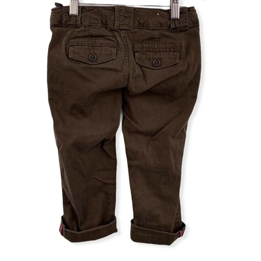 Gap Kids‎ Brown Roll Cuff Ankle Pant Size 7